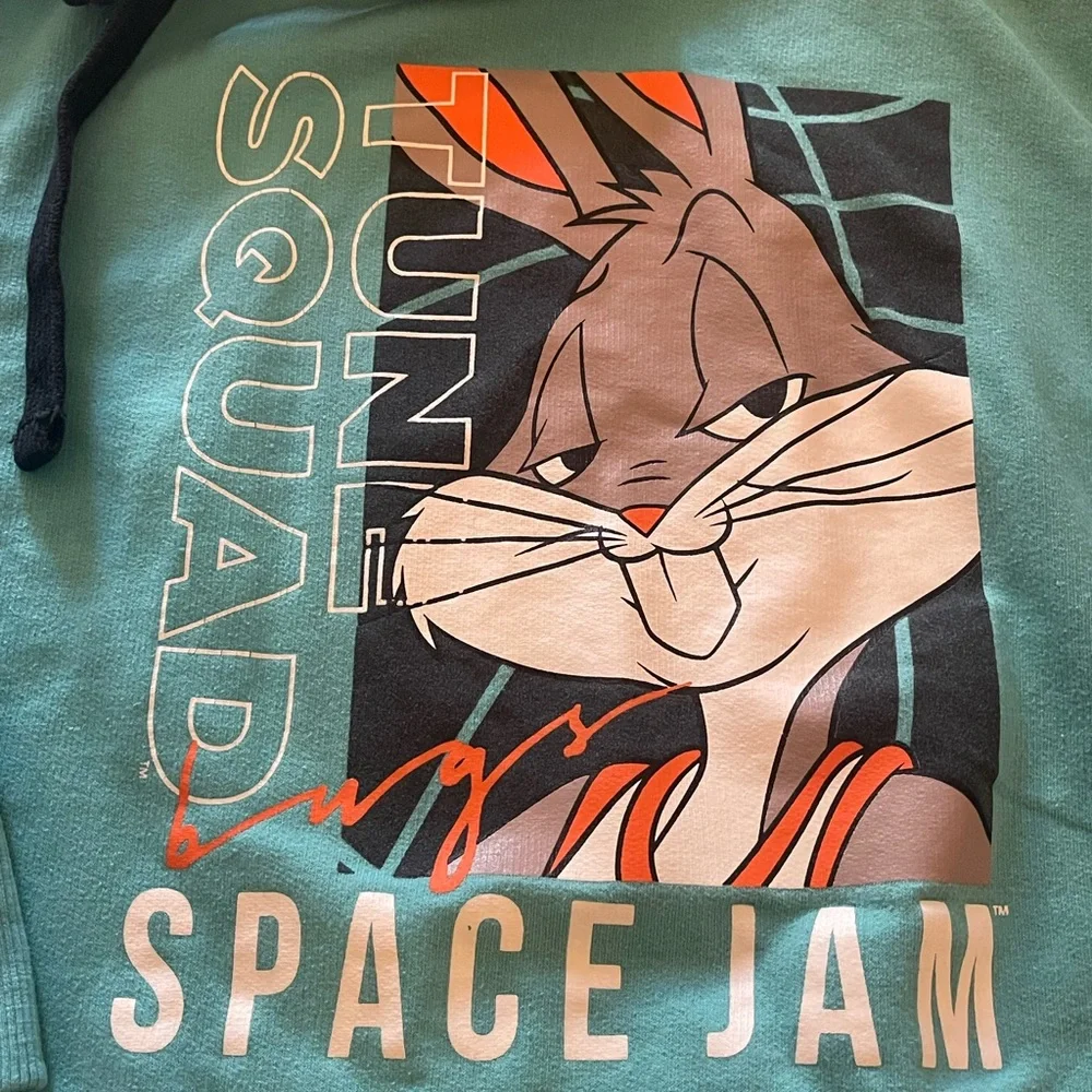 Space Jam Bugs Bunny Unisex Hoodie M (38-40) Graphic - Picture 4 of 6